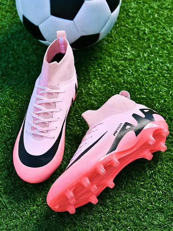 Men's Sporty Lace Up Soccer Shoes, Trending Outdoor Sneakers Shoes, Comfortable Breathable Football Shoes, Professional Football Cleats for All Seasons, Football Boots, Sports Shoes Men's Sporty Lace Up Soccer Shoes, Trending Outdoor Sneakers Shoes, Comfortable Breathable Football Shoes, Professional Football Cleats for All Seasons, Football Boots, Sports Shoes