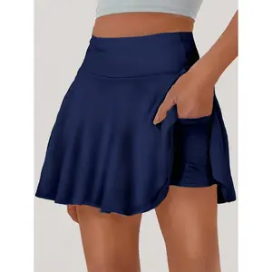 [Perfect for Summer] Elegant Summer Women's Sports Midi Skirt with Pockets |   Gifts for Wives, Family, Friends