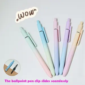 5PCS Colorful Rainbow Gel Pens with Comfort Grip - Ideal for Bible Journaling, Kids Gifts & Office Supplies