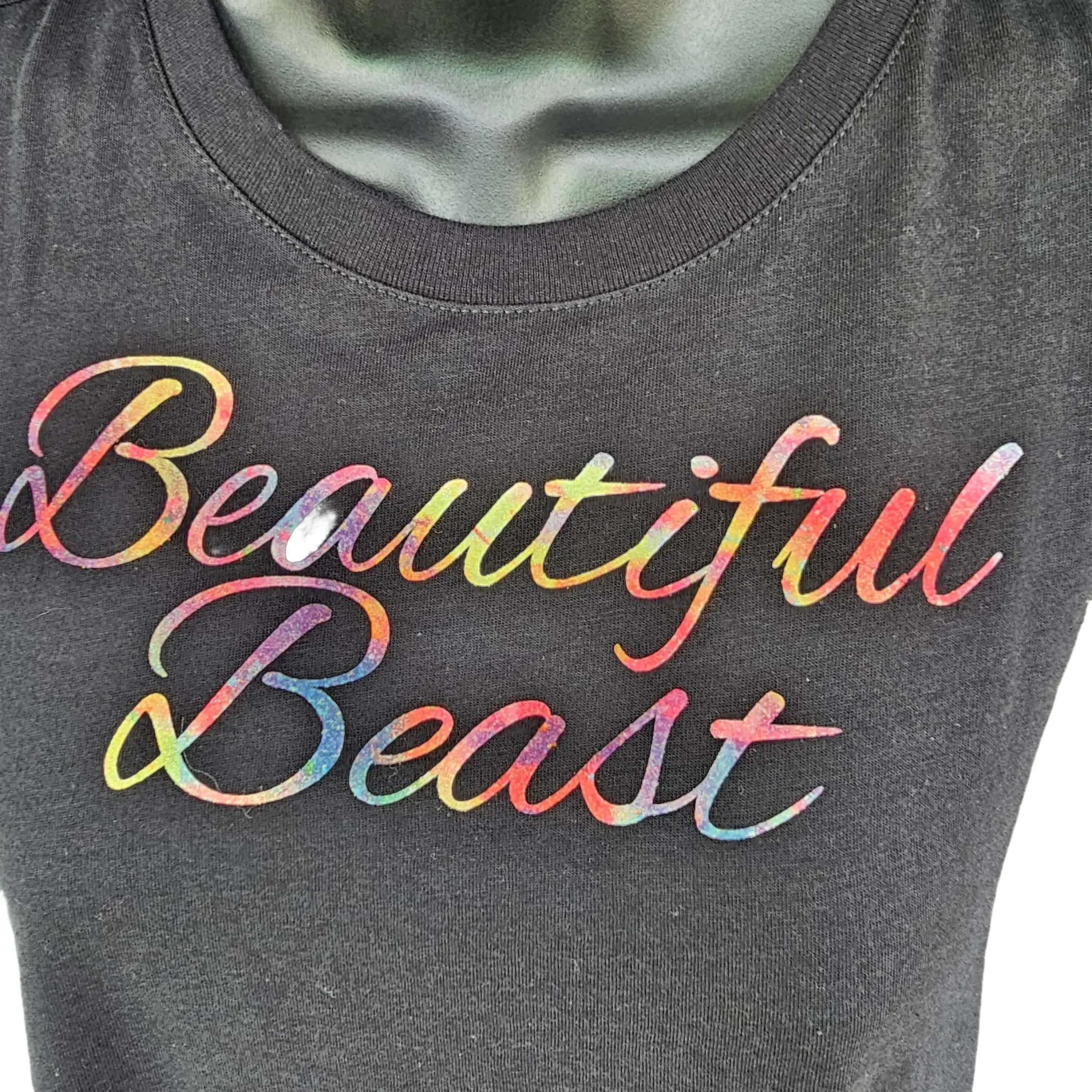 Beautiful Beast is a brand created for all woman that represents inner and outer strength, confidence, unity, beauty, encouragement, and love.  She is a beast on the inside. She won't quit or give up; she looks in the mirror and knows she is beautiful