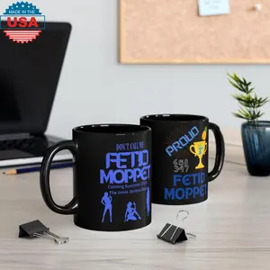 Proud Fetid Moppet Fetid Moppet The Movie Black Mug Perfect for Severance Lovers, Office Desk Decor
