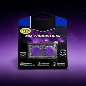 KontrolFreek FPS Freek Galaxy Purple for Xbox One and Xbox Series X Controller | 2 Performance Thumbsticks | 1 High-Rise, 1 Mid-Rise | Purple