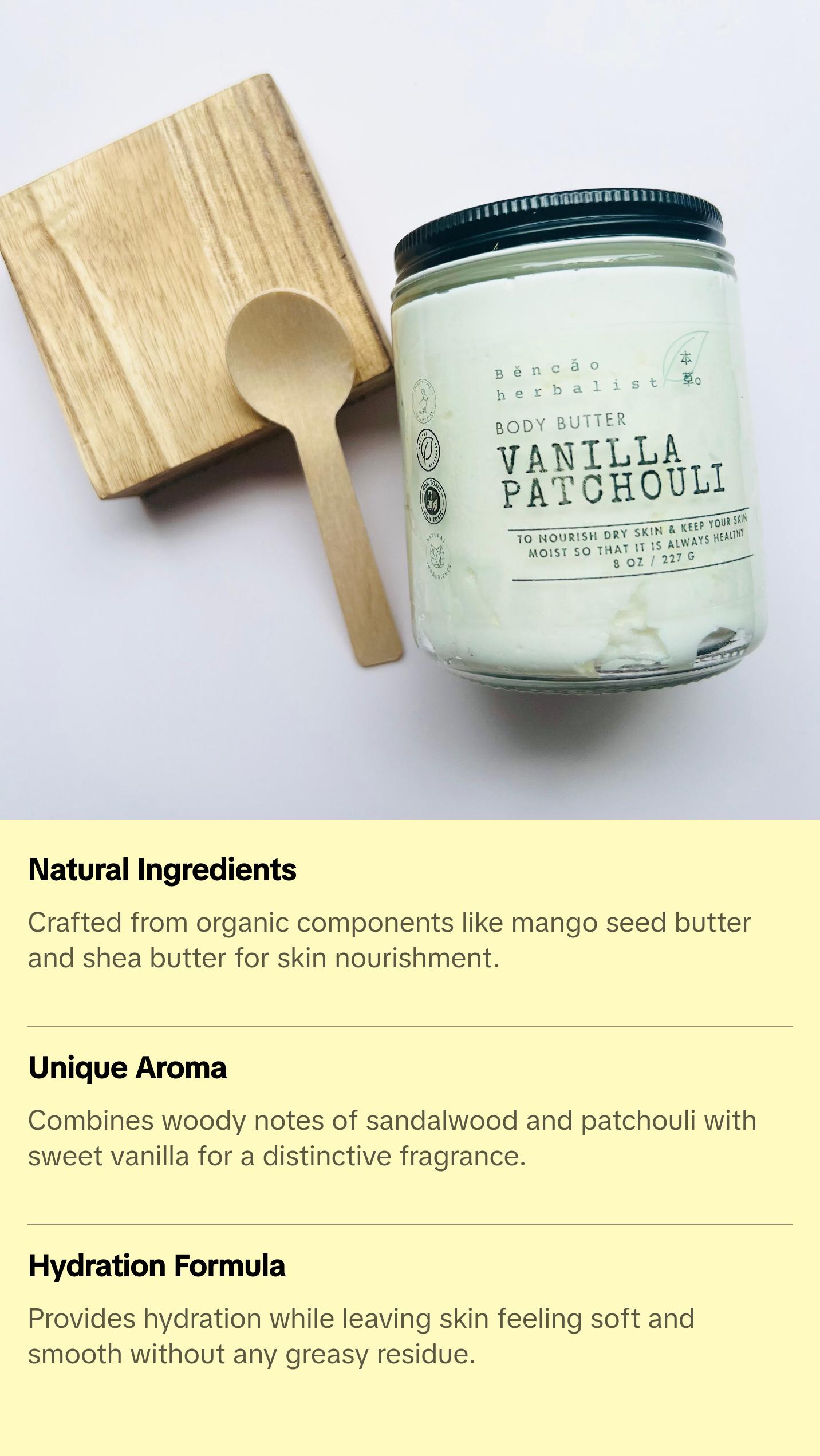 VANILLA PATCHOULI BODY BUTTER