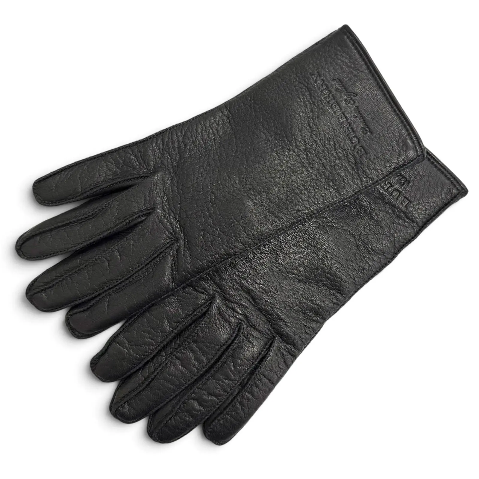 Pre-owned BURBERRY Deer skin Small Leather Goods deerskin gloves