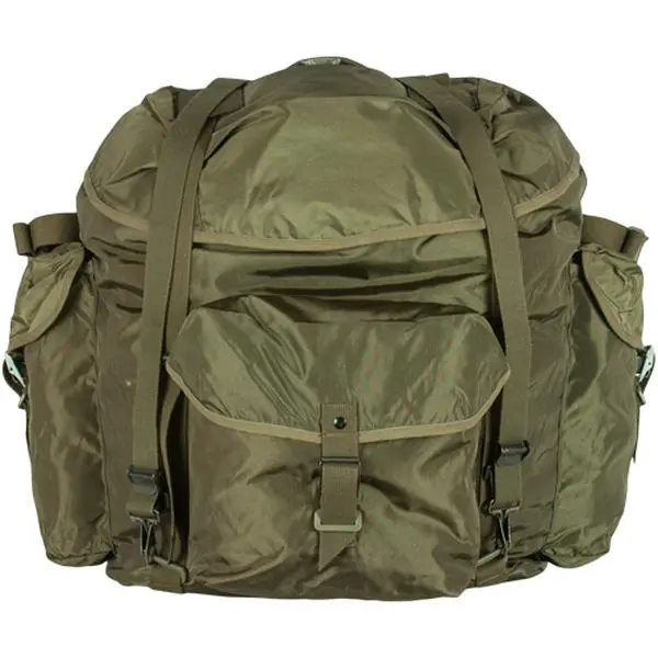 A.L.I.C.E. Type Tactical Backpack - Military Rucksack Design in Olive Drab with Multiple Compartments and Adjustable Padded Shoulder Straps, Tactical Backpacks, Buckle, Army Style Backpacks