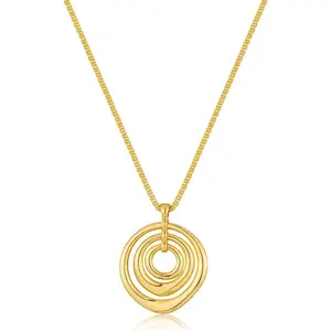 Gold Choker Necklace For Women Sun Heart Flower Charms Pendant Necklace Chunky Gold Statement Necklace