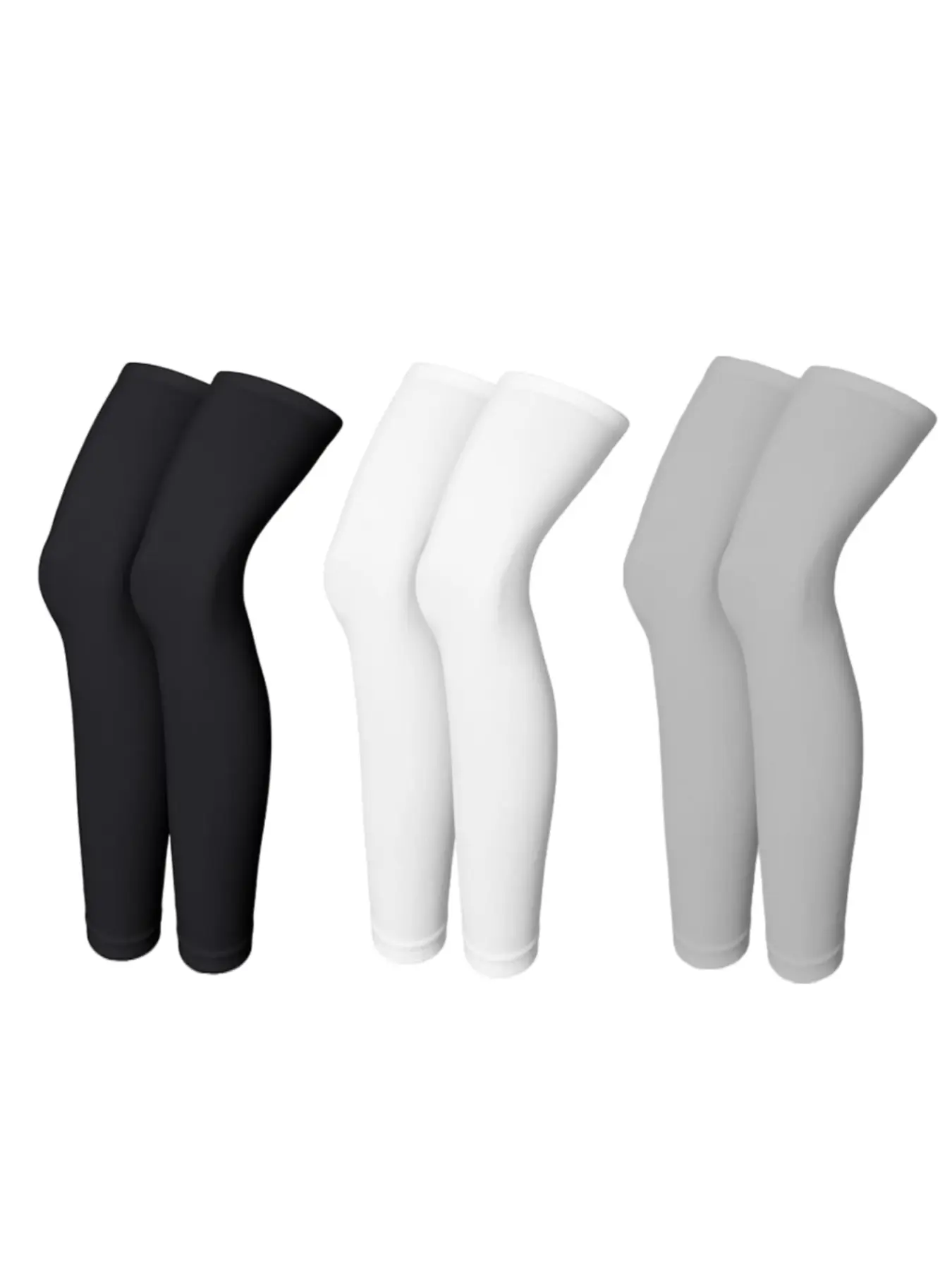 Unisex Compression Socks 3 Pairs Pack, Sports Socks, Sporty Design, Moderate Fabric Thickness, Ideal for Running & Travel, All Season Wear