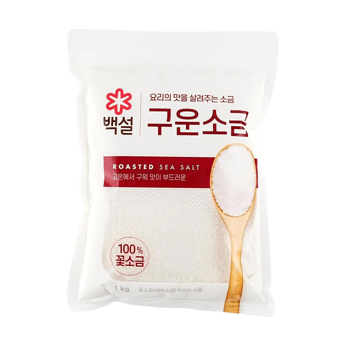 CHE IL JEDANG BAEKSUL Roasted Sea Salt 1kg - Premium Korean Cooking Salt for Frying & Baking