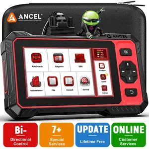ANCEL DS400 Lite Automotive OBD2 Scanner, Car Bidirectional Scan Tool with 7+ Resets, ABS Bleeding, EPB/BMS/Oil Reset, Throttle Relearn, Full OBD2 Code Reader, Online Customer Chat, Lifetime Free Update