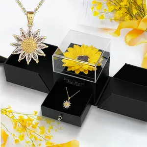 1 Set Simulated Sunflower Gift Set ,Perfect for Valentine`s Day,Mother`s Day,Anniversaries,Spring and Summer Gifts for Mothers,Girlfriends,Wives,Graduation Gifts,Artificial Flower for Special Occasions