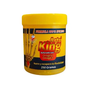 Atri King Pomada Antioxidant Formula 100% Efectiva Reforçada com Ortiga e Omega 3 250 Gramos