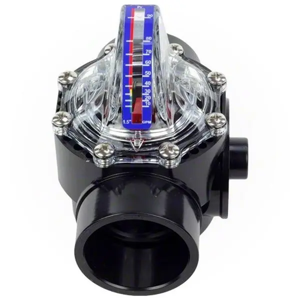 H2flow Controls FV-C-15-L 1.5 in. Flowvis Complete Flow Meter & Check Valve with LPM Scale