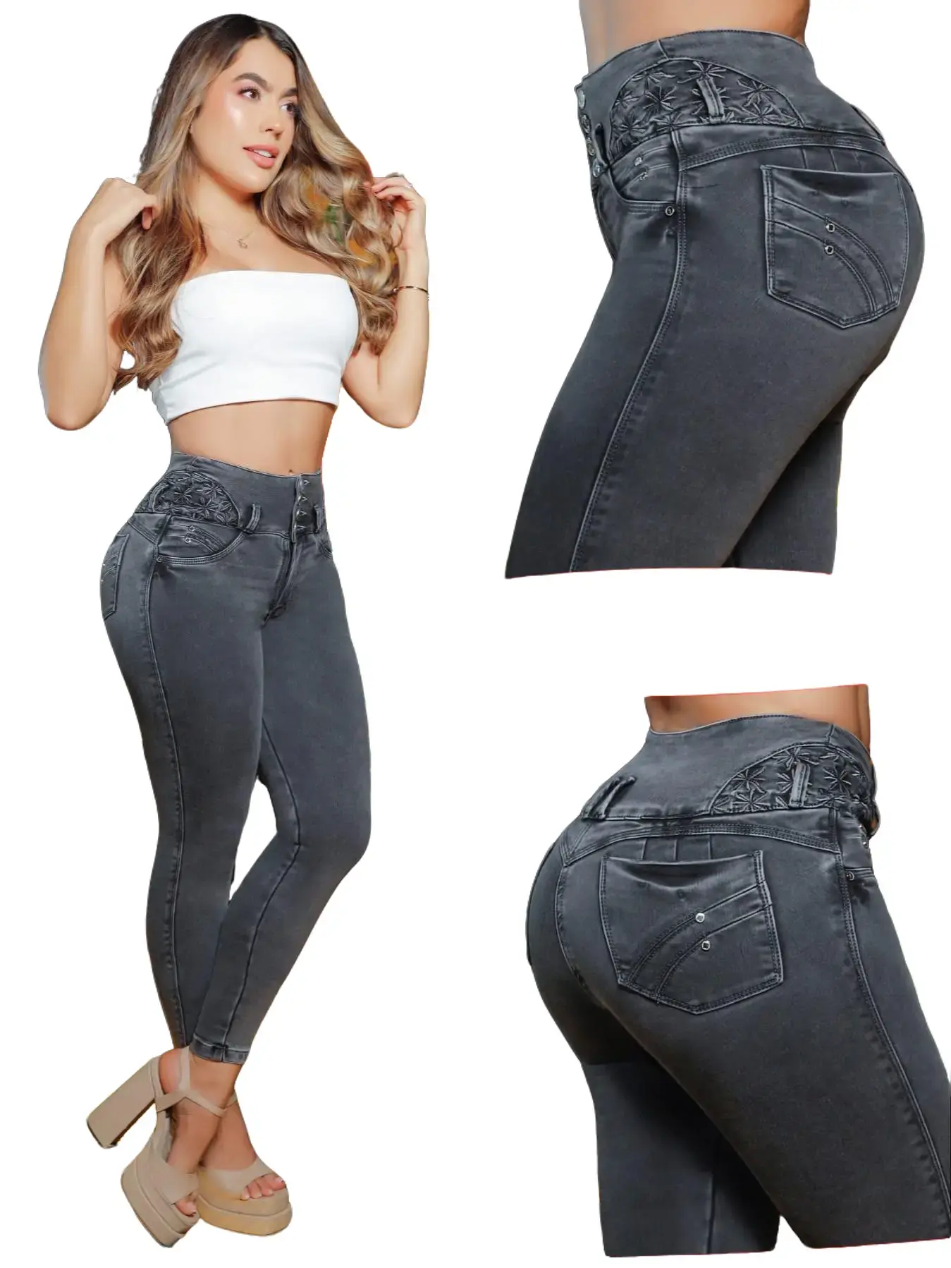 COLOMBIAN BONBONUP WOMAN'S JEANS BUTT LIFTER