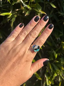 Zuni Cloud Inlay Ring