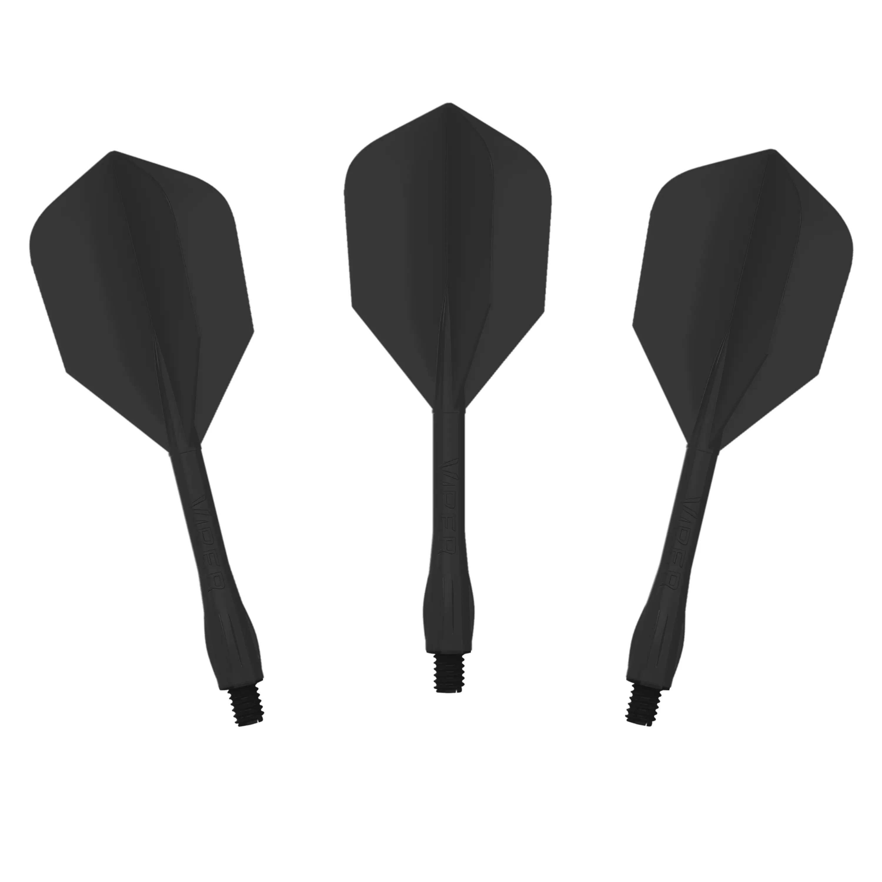 ViperStrike Darts 1-Piece Shaft and Flight, Black, One-Piece