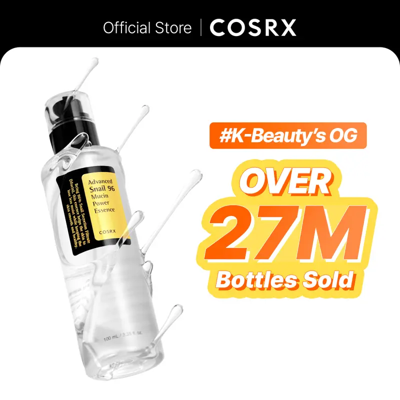 [COSRX Official] Advanced Snail 96 Mucin Power Essence (100ml) | THE ORIGINAL SNAIL MUCIN ESSENCE, GLOBAL TOP SELLER, Korean Skin Rejuvenate