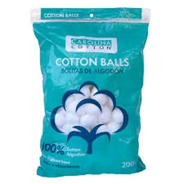 CAROLINA COTTON BALLS 200CT | 186325