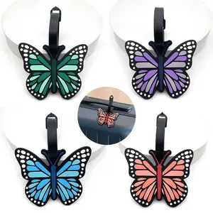 Silicone Luggage Tags, Cute Butterfly Pattern Luggage Tags, Luggage Identifiers, Travel Bag Personalized Tags, Quick Identification Tags, Suitcase Tags, Suitable For School, Travel, Outdoor, Work Bag For School School Accessories School Stuff