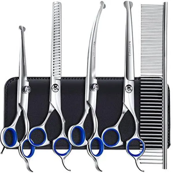 Gimars 6 in 1 Professional Grooming Scissor