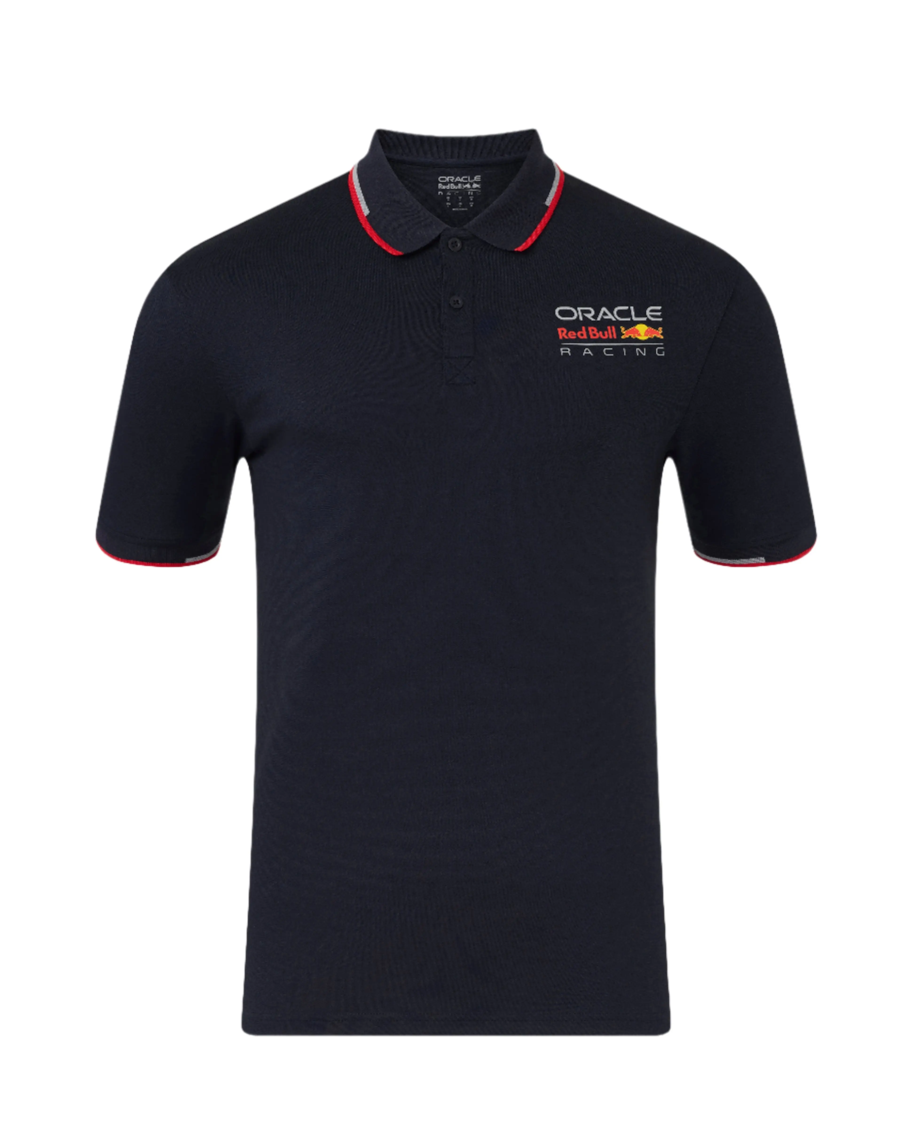 Red Bull Racing F1 Core Full Color Logo Polo - Night Sky/Brilliant White