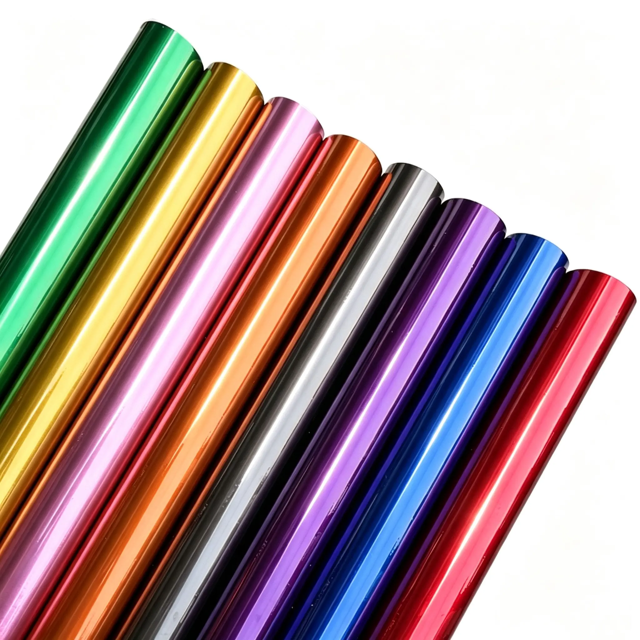 Premium Multiple Colors Ultra Glossy Candy Metallic Vinyl Wrap Film Roll With Air Release Self Adhesive Car Wrapping Motorcycle DIY Decal Sticke Sticker For Cars Vehicle Exterior Decoration