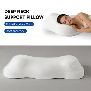 Ergonomic Cervical Pillow Dual Height Memory Foam, Supportive Sleep Pillow for All Sleep Positions, Free Cooling Pillow Cover outdoorfun