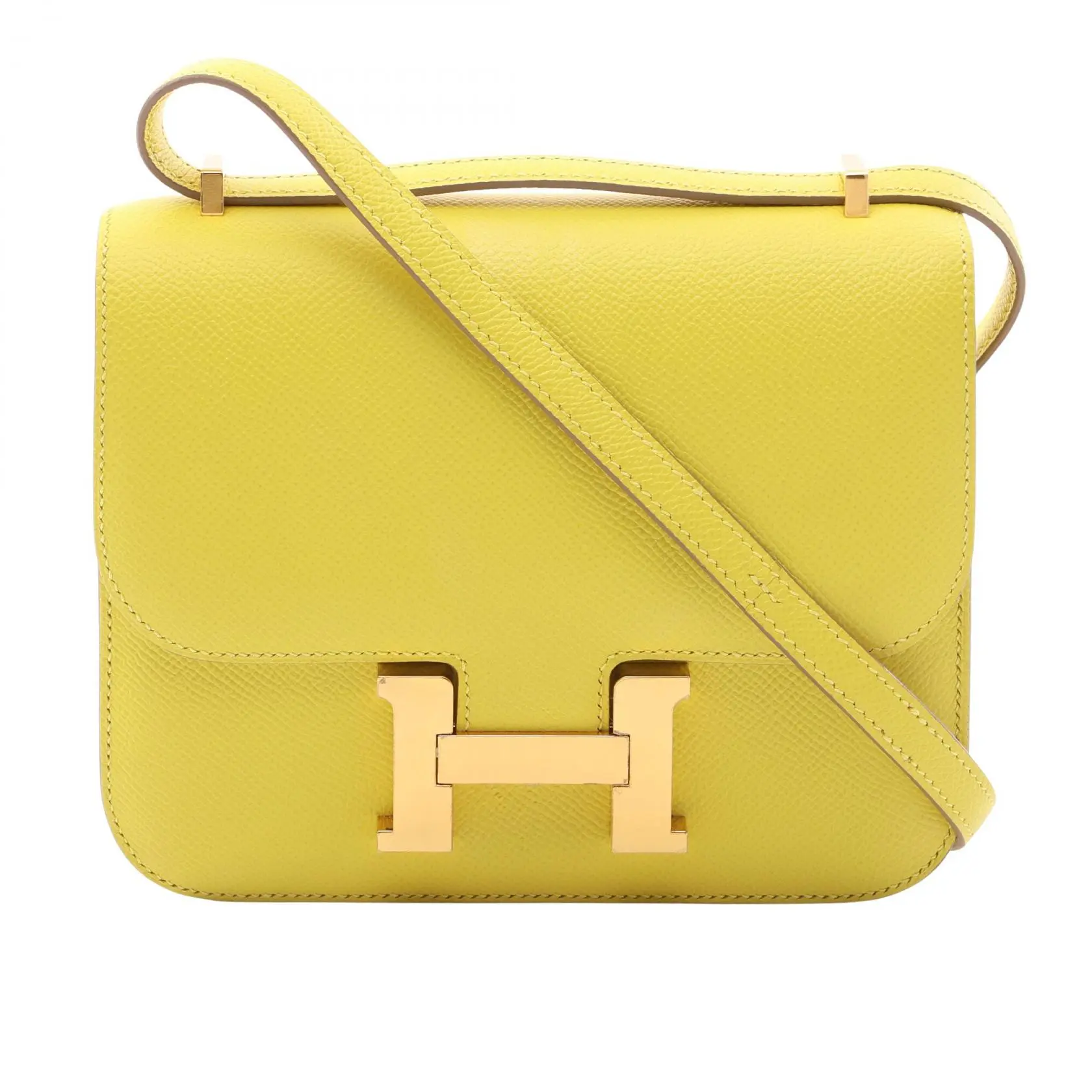 Pre-owned HERMÈS Calfskin Shoulder Bags Hermes Constance3 Mini Shoulder Bag