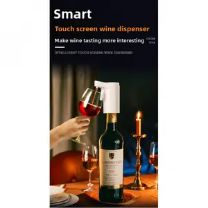 Smart Touch Screen Wine Dispenser Intelligent Induction Decanter for Red Wine Automatic Dispenser Multi-Function