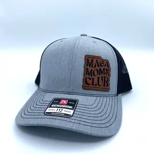 Moms Club Leather Patch Hat