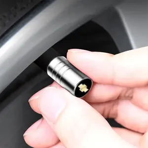 4pcs Aluminum Alloy Car Wheel Tire Valve Caps Decorative Door Air Stem Car Metal Logo Wheel Dust Cover Auto Wheel For Hyundai MINI AMG Toyota Suzuki Renault Opel Kia VW Fiat Seat Auto Accessories