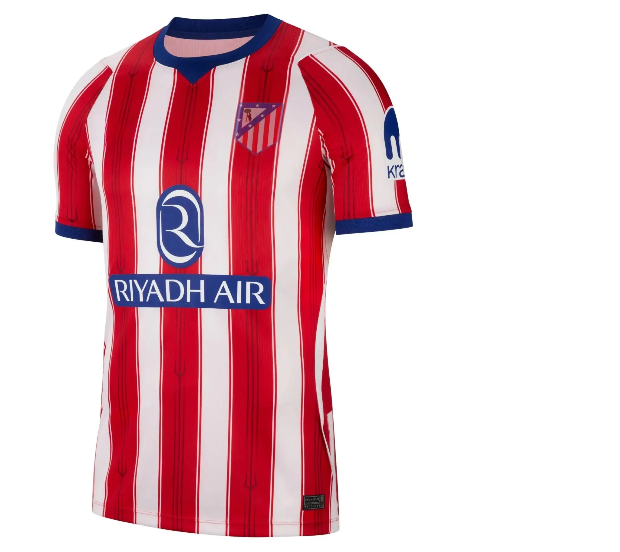 FULL LOGO Vintage Red White Striped Soccer Jersey, Short Sleeve Football Shirt with Center Graphic, Unisex Retro Match Day Fan Top and Training Sportswear for Men and Women