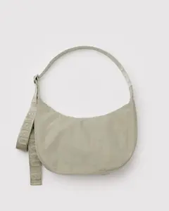 Medium Crescent Bag in Celadon