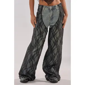 SEXY LACE CHAP DENIM