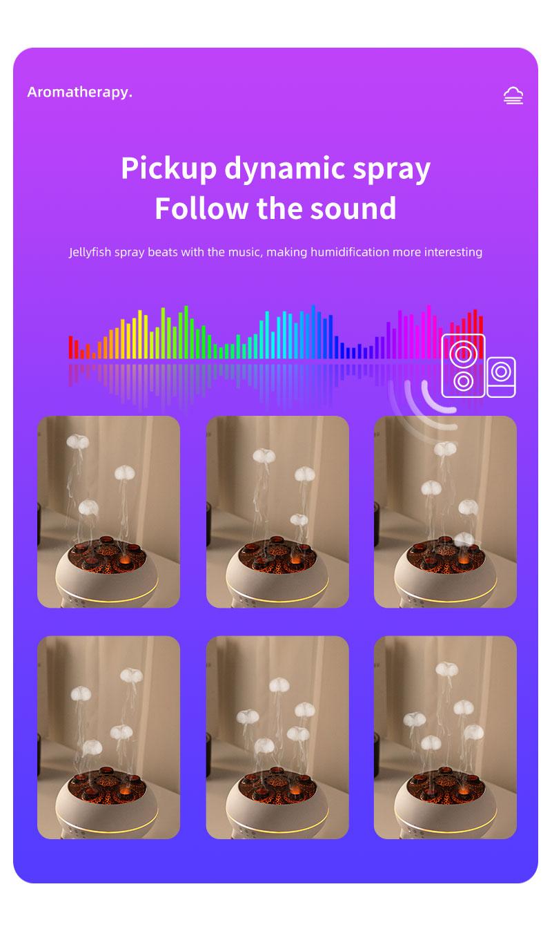  Aroma Diffuser Humidifier with Remote 7 Soothing Night Lights for Relaxation Yoga Sleep Aid Mood Lighting Aromatherapy Essential Oil Diffuser with Colorful Gradient Lighting