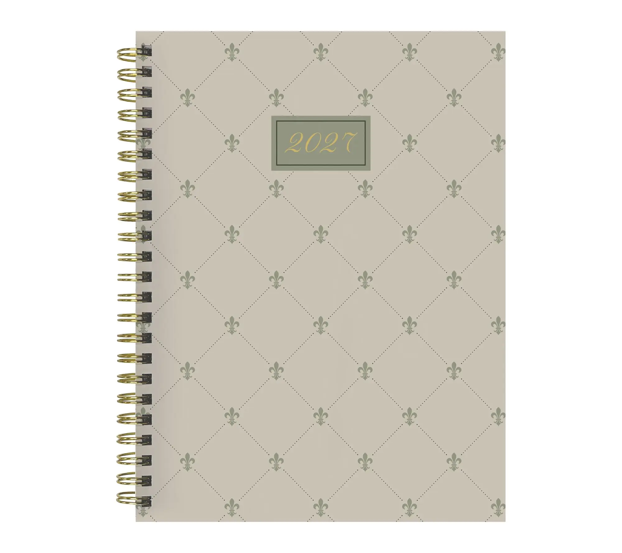 2027 Fleur de Lis Medium Weekly Monthly Planner