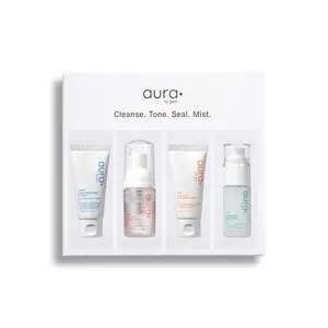 Aura by GEM Travel Routine Kit | 4-Step Korean Skincare Set