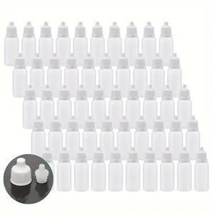 25pcs/50pcs/100pcs Refillable Squeezable Dropper Bottle, Nozzle Bottle Squeeze Bottle, Drop Bottle Small Plastic Bottle, Water Dispenser Bottle, Ink Bottle, Pigment Packaging Dispenser Bottle, Storage Bottles, Plastic Containers