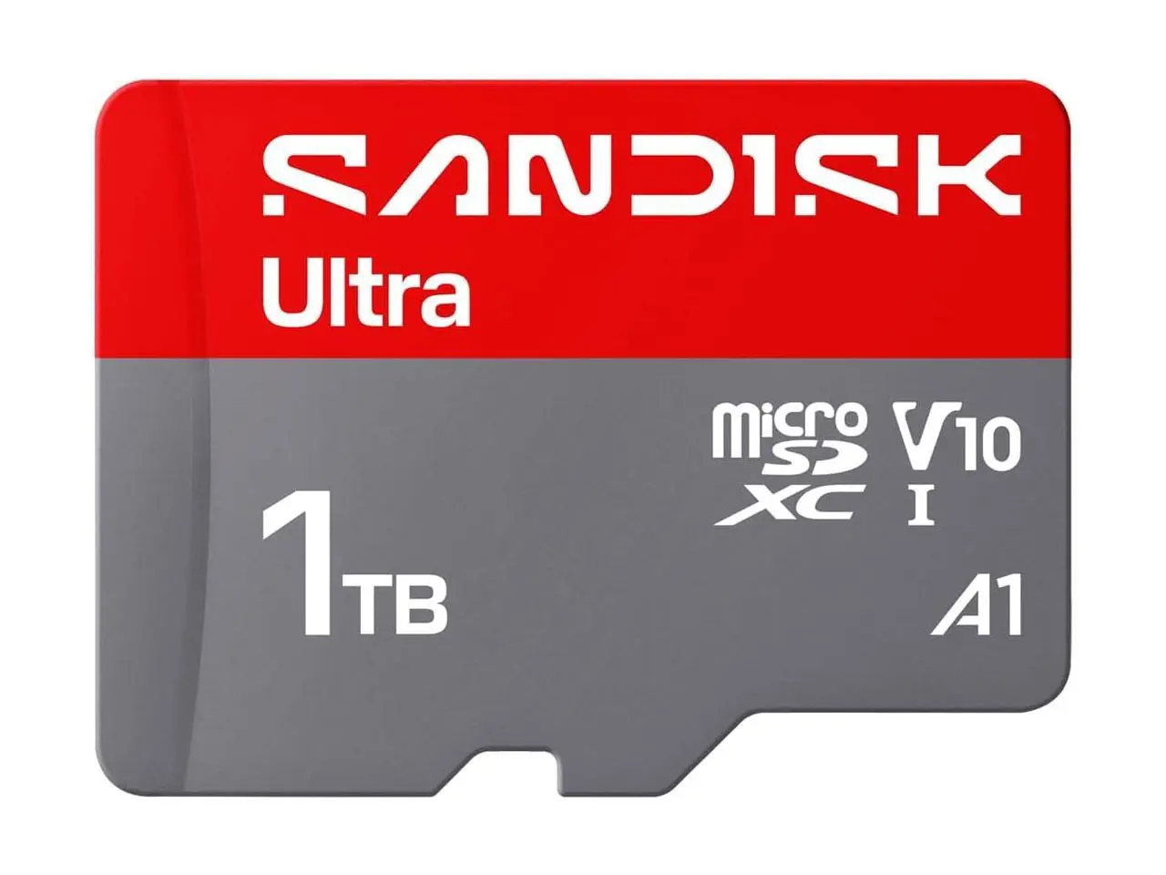 SANDISK 1TB Ultra microSD UHS-I Card - Up to 195MB/s Read Speed, Full HD Video, V10, U1, C10, A2 - SDSQUJQ-1T00-GZ6MA