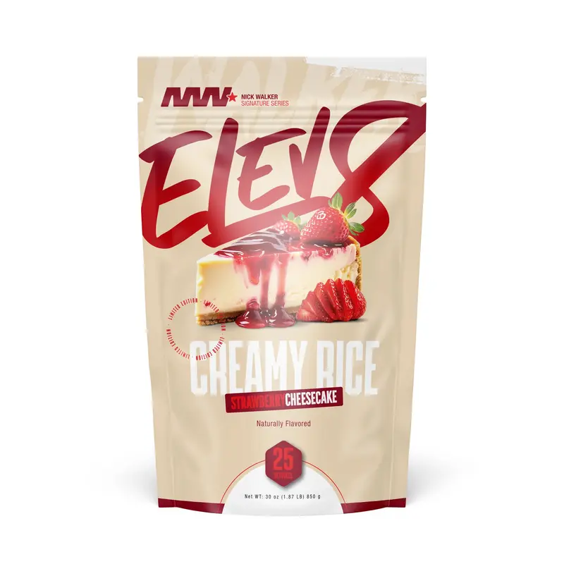 Elev8 Foods Creamy Rice Meal - 25 Servings, High-Carb, Rapid Absorption