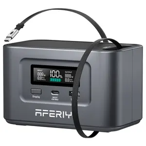 AFERIY 31000mAh Power Bank Station,100W PD3.0 Laptop Portable Charger, 145W Total Fast Charging,LiFePO4 Battery Pack 3000+ Cycles for MacBook Pro/Air/ipad/iPhone 17/16/Samsung S24/Dell/HP and More
