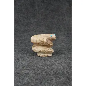 Rattlesnake Zuni Fetish Carving - Cody Chavez