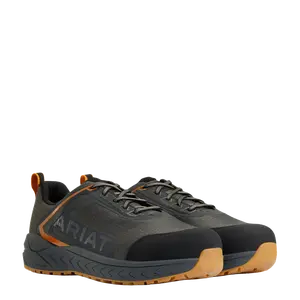 Ariat Men's Outpace Gun Metal Brown Composite Toe sneakerss 10040282