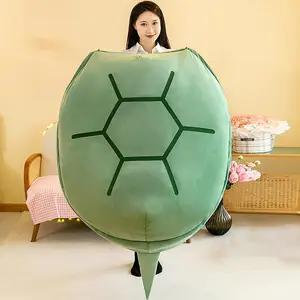 Giant Wearable Turtle Shell Pillow - 40in - Blue/Pink/Green