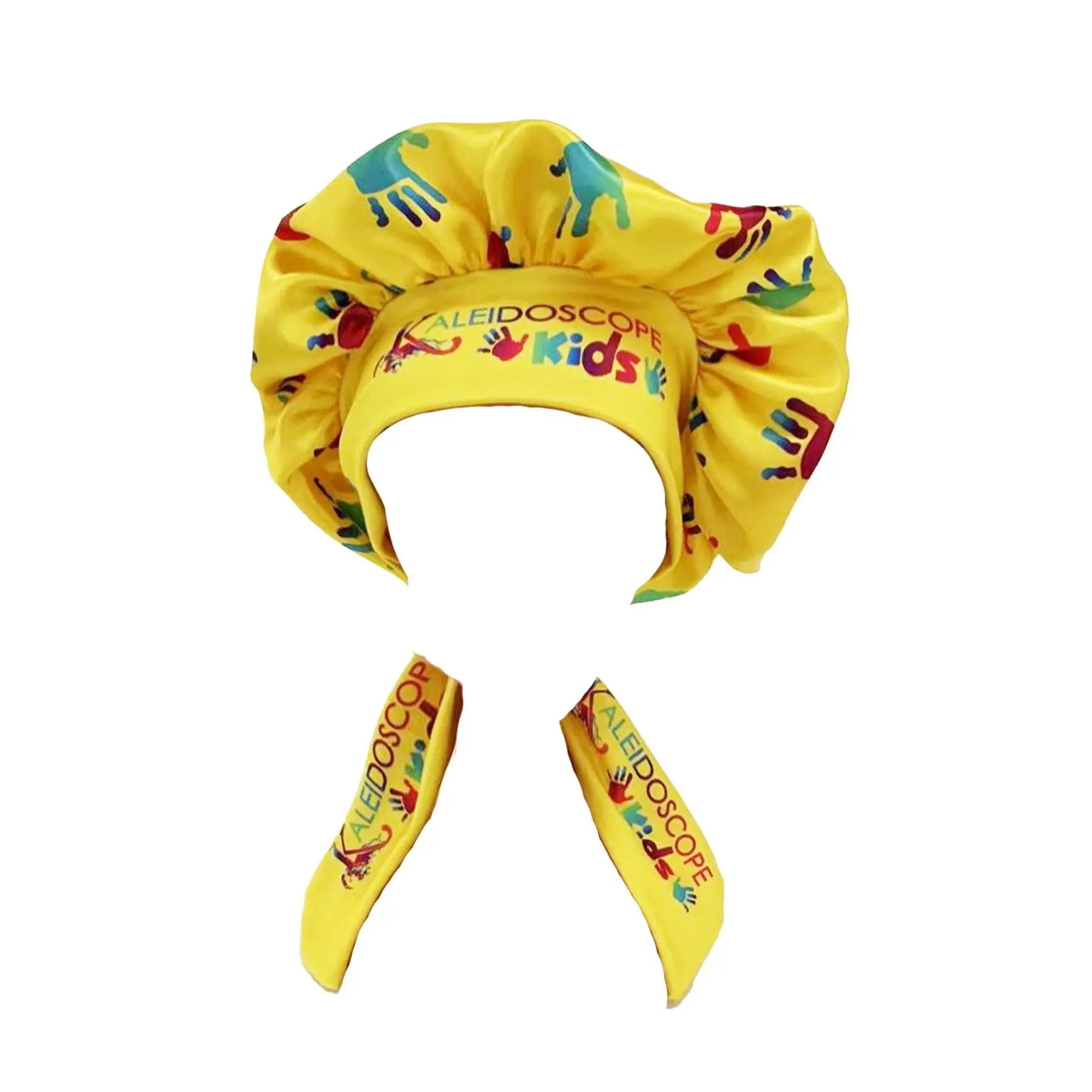 Kaleidoscope Kids Satin Bonnet - Yellow