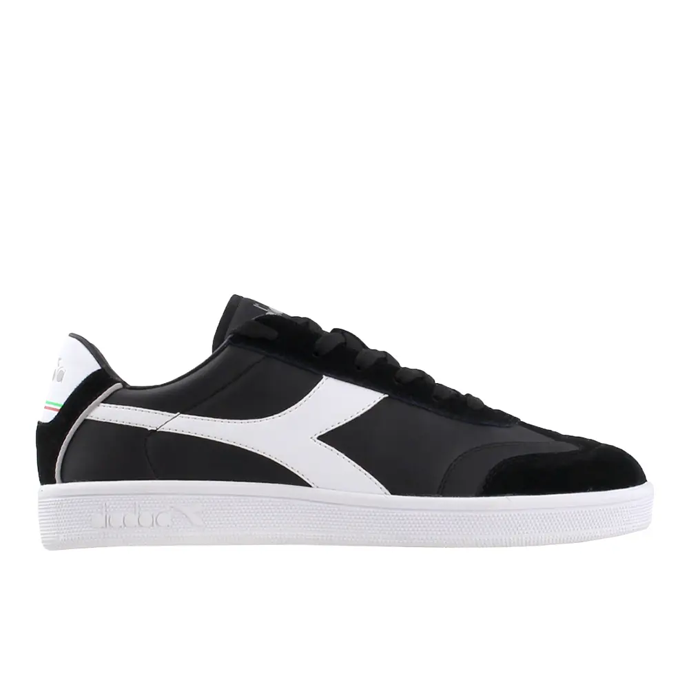 diadora Mens Kick P Lace Up Sneakers Shoes Casual - Black