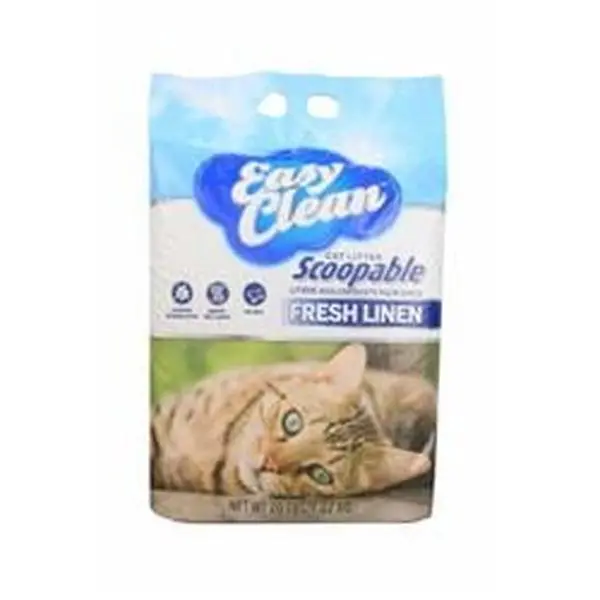 Pestell Pet Easy Clean Scoopable Litter - Fresh Linen Scent, Fragrant Odor Control, 20 lbs (SKU: 008013)