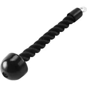 Pull Down Rope Single Grip Tricep Bicep Exercise Attachment for Cable Machines Gym Pulley Workout