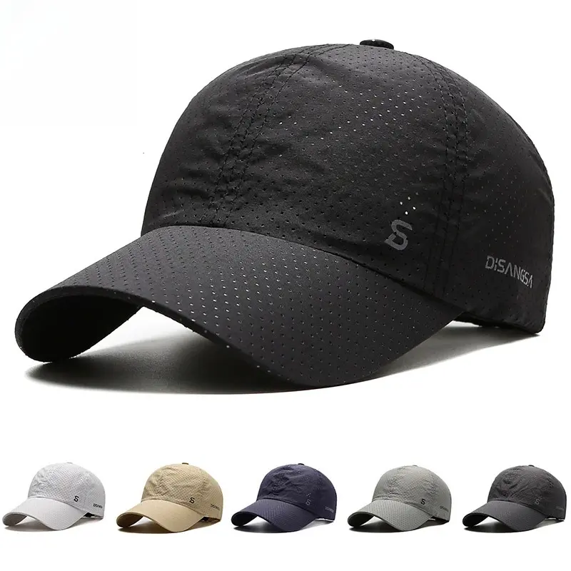 2-PACK Breathable Quick Drying Duckbill Cap Mesh Sun Hat for Outdoor Running in Multiple Colors