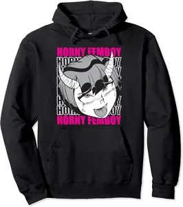 Cute Femboy Outfit - Anime Femboy Design Sissies Cosplay Pullover Hoodie - Nallelycor Shop 47B0BDX3RQXD