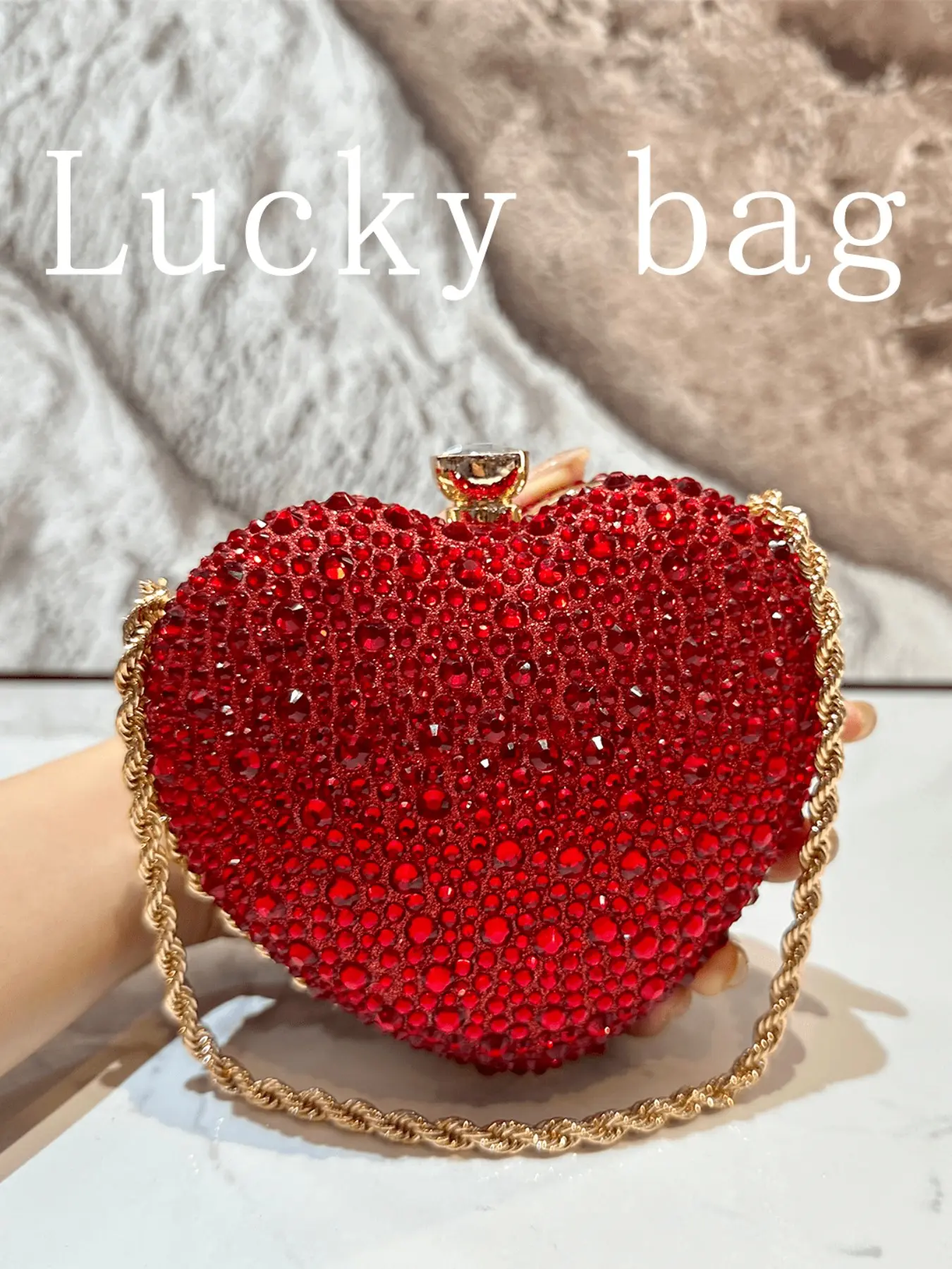Women's Fashion Heart-Shaped Rhinestone Handbag Design, Wedding Clutch Purse for Evening Parties, Formal Occasions, Valentine's Day Gift, Elegant Clutch